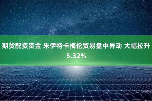 期货配资资金 朱伊特卡梅伦贸易盘中异动 大幅拉升5.32%