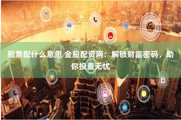 股票配什么意思 金股配资网：解锁财富密码，助你投资无忧